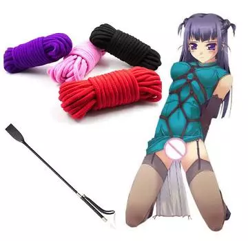 Экзотические аксессуары, секс-рабыня, веревка для бондажа, мягкая хлопковая вязаная веревка, БДСМ-сдержанность, секс-игрушки для пар, женщин и мужчин, экзотические игрушки 5m