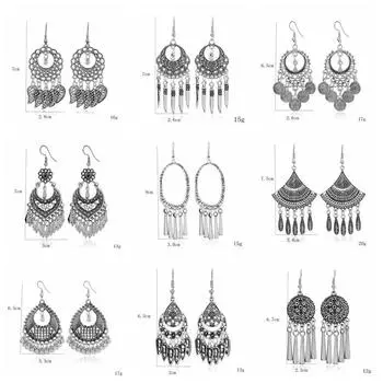 Экзотические ретро литература и искусство классические достойные женские универсальные полые модные серьги-подвески с крючками для ушей