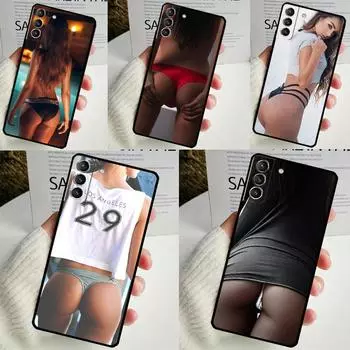 Экзотический сексуальный зад бикини девушка чехол для Samsung Galaxy S22 S23 S24 Ultra Note 20 10 S8 S9 S10 Plus S21 S20 FE мягкий чехол Galaxy S22