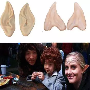 Эльф Фея Ухо Дом с привидениями Косплей Хоббит Части тела Реквизит Моделирование ужасов Костюм на Хэллоуин 1