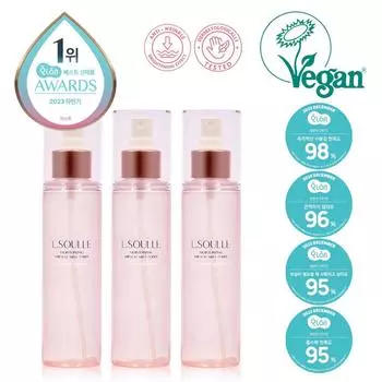 [Эль Соле] 3SET EVNET! Vegan Moisturizing Miracle Mist Toner / Vegan Mist / Idol Mist / Radiance Mist, 3 штуки, 150мл