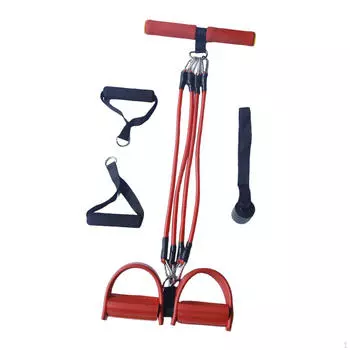 Эластичная лента для педалей, растяжка приседаний с ручками, для женщин, сопротивление