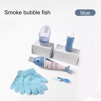 Эластичная машина для выдувания пузырей, игрушка для девочек, электрический пузырь, выдувающий космическую рыбу, 70 мл One Size