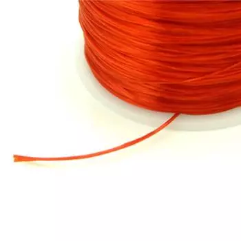 Эластичная нить с бусинами своими руками Эластичная нить Прозрачная эластичная нить с кристаллами Эластичная нить с бусинами Плоская эластичная нить Эластичная леска красный
