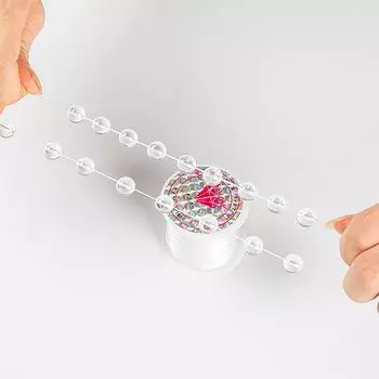 Эластичная нить шнур белый эластичный браслет нить для бисероплетения стильный спандекс бисер нить принадлежности для изготовления ювелирных изделий 8