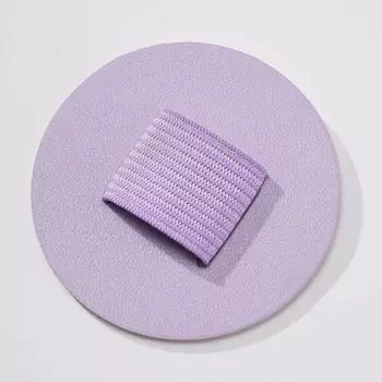 Эластичная петля Круглый держатель для ручек Самоклеящийся Кавайная канцелярия Эстетичный держатель для ручек Блокнот purple-round