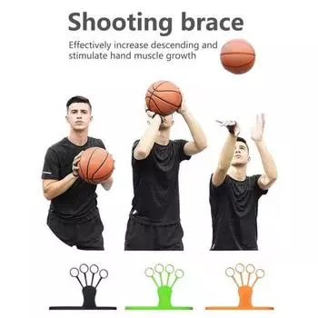 Эластичная помощь при стрельбе в баскетболе, улучшение броска, надежный корректор осанки, коррекция вещей чёрный