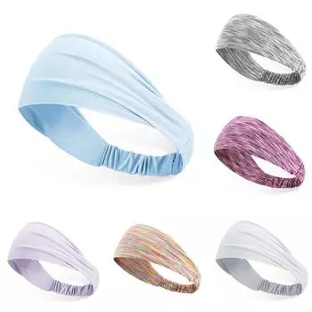 Эластичная повязка на голову, женские повязки для волос из полиэстера Free size