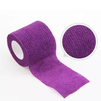 Эластичная повязка на палец, эластичная, 6 шт., защитная повязка, ткань для татуировки, самоклеющаяся, цветная, нетканая 2.5cm*4.5m белый