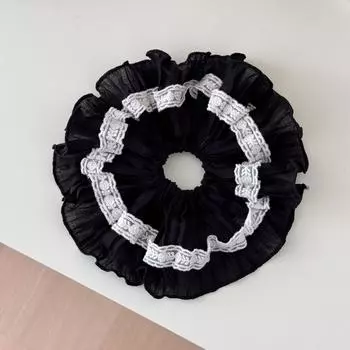 Эластичная резинка для волос большая большая завязка аксессуары для женщин девушки скранчи взрослые фасинаторы элегантный винтажный популярный ведущий модный