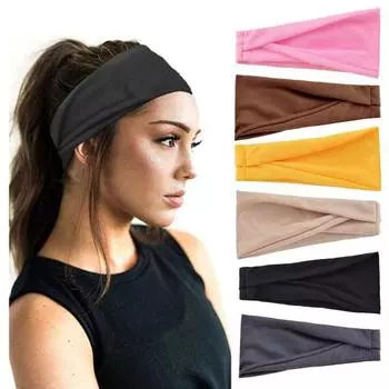 Эластичная резинка для волос, фиксирующая, уменьшающая ломкость, однотонный дизайн, универсальная широкая резинка для волос, аксессуар для волос кофейный