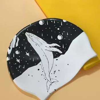 Эластичная силиконовая шапочка для плавания, женские водонепроницаемые противоскользящие шапочки для плавания, взрослые, длинные волосы, защита ушей, оборудование для бассейна