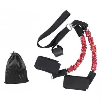 Эластичная струна для тренировки бедер, укрепление бедер, домашнее мужское и женское оборудование для фитнеса, персиковая лента для бедра