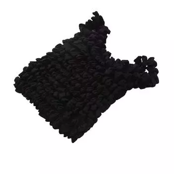 Эластичная сумка, складчатая сумка-пузырь, многофункциональная, большая вместительная эластичная сумка для покупок One Size чёрный