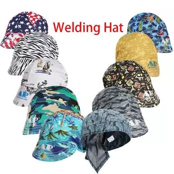 Эластичная сварочная шапочка, поглощающая пот, защитная шапочка для сварщиков, огнестойкая шапочка для головы, защитный колпак для полной защиты