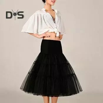 Эластичная талия, свадебный кринолин, многослойная шикарная чистая цветная юбка для выпускного вечера M красный