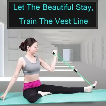 Эластичная веревка из латексной резины для рук, фитнес-упражнения, пилатес, йога розовый