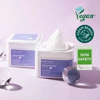 [Эластичность кожи] Marienmay Collagen Peptide Vital Mask Pack 30 листов, корейская маска