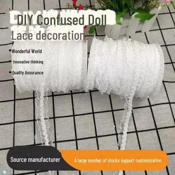 Эластичные белые кружева Русалка принцесса кровать украшения кукольные аксессуары