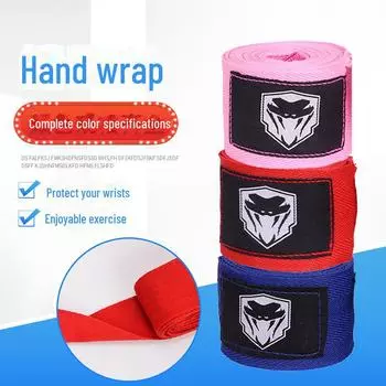 Эластичные боксерские бинты 1,5/3/5 м - Muay Thai, Sanda Sports Protective Gear Cotton 1.5m (2 pieces) темно-синий