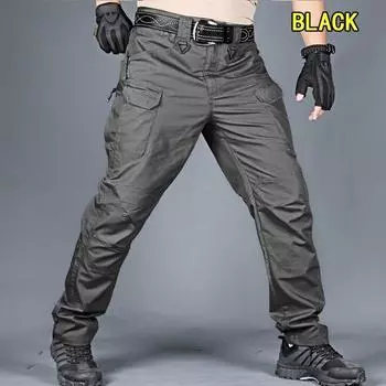 Эластичные брюки для походов на открытом воздухе, мужские облегающие водонепроницаемые брюки Air Force L армия зеленый