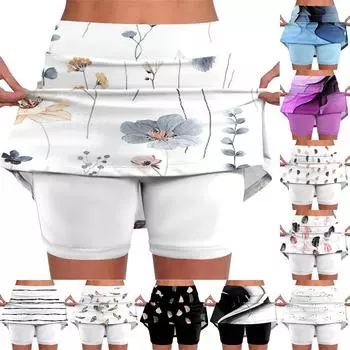 Эластичные брюки-кюлоты для йоги для женщин, спортивные шорты с принтом, легкие узкие однотонные бегуны с высокой талией L