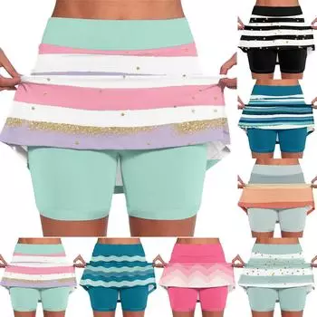 Эластичные брюки-кюлоты для йоги для женщин, спортивные шорты с принтом, легкие узкие джоггеры с высокой талией и принтом L чёрный