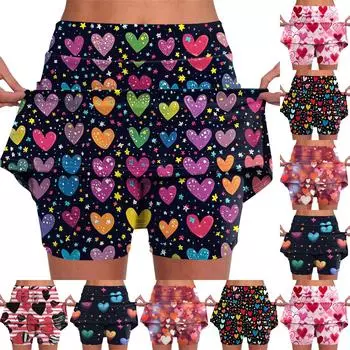 Эластичные брюки-кюлоты для йоги для женщин, однотонные спортивные шорты, легкие узкие однотонные бегуны с высокой талией L чёрный