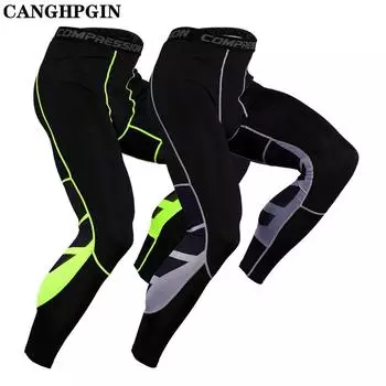 Эластичные быстросохнущие спортивные колготки для фитнеса, мужские компрессионные брюки для баскетбола и бега