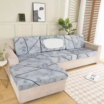 Эластичные чехлы для диванных подушек, чехлы для диванных сидений, противоскользящие защитные чехлы для мебели, замена отдельных подушек Normal size-1