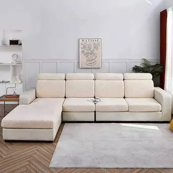 Эластичные чехлы для диванных подушек, дивана, сиденья, матраса, противоскользящие защитные чехлы для мебели, чехлы для шезлонгов Headrest Cover S