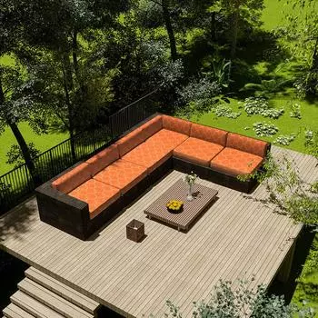 Эластичные чехлы для диванных подушек для патио, уличные чехлы для подушек, сменные водонепроницаемые чехлы для диванов, чехлы, моющаяся защита для мебели для домашних животных 60*55*10cm