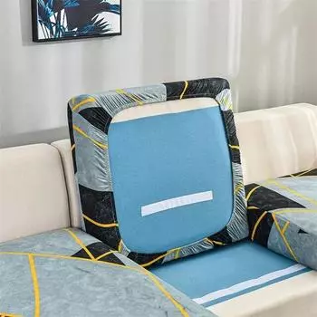 Эластичные чехлы для диванных подушек с принтом, клетчатый чехол для сиденья дивана для гостиной, дивана, стула, чехла для дивана, чехол для домашнего декора 1234Seater Back cushion cover