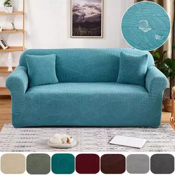 Эластичные чехлы для диванов на 1/2/3/4 места, современный чехол для дивана в гостиную, секционный угловой чехол для L-образного кресла, защитный чехол для дивана Single seat 90-140cm