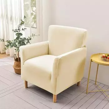 Эластичные чехлы для кресел и диванов, бархатные чехлы для клубных кресел, однотонные чехлы для диванов, банкетов, отелей