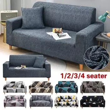 Эластичные чехлы на диван с цветочным принтом для детей, домашние животные, современный нескользящий чехол для дивана, эластичный чехол для шезлонга, домашний декор, моющийся Small(90-140cm)1pc