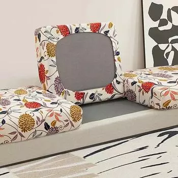 Эластичные чехлы на сиденья дивана с принтом, чехлы на кресла для гостиной, угловые L-образные диванные подушки, чехол для дивана, чехол для дивана Normal Size (S)-1pc