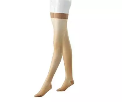 Эластичные чулки Terumo Jobst Ultra Sheer 20 с чувствительным шелковистым бежевым цветом M (Чулки Захват) JP-U20TMSV