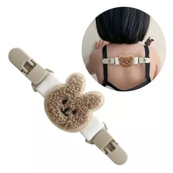 Эластичные детские подтяжки, нескользящий ремешок, зажим для одежды для малышей, ремень для переноски через плечо с мультяшным медведем 2