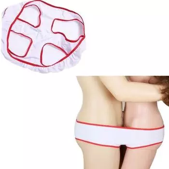 Эластичные двойные эротические трусики, нижнее белье для флирта, секс-игрушки, подарок на день Святого Валентина