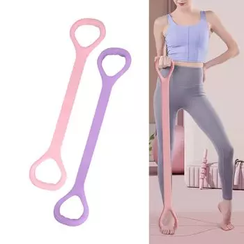 Эластичные фитнес-ленты с многоуровневым сопротивлением для мужчин и женщин, идеально подходят для йоги, пилатеса, силовых тренировок, физиотерапии фиолетовый