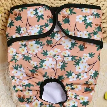 Эластичные физиологические брюки для собак, дышащие, 5 цветов, удобные L розы красного