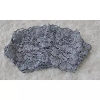 Эластичные кружевные полуперчатки без пальцев с открытыми пальцами, перчатки без пальцев, маскировка шрамов, консилер для татуировок, защита от солнца, противоскользящие, трендовые Gray One size