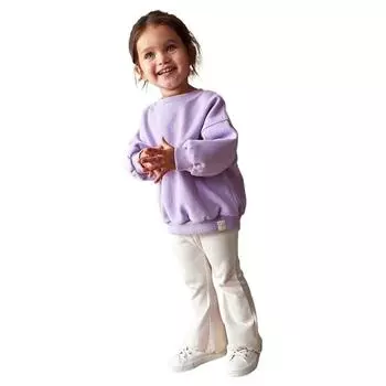 Эластичные леггинсы для малышей и детей - Носить на улице 100 бежевый