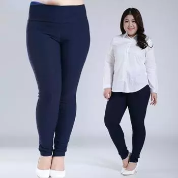 Эластичные леггинсы для женщин, женские брюки-карандаш с высокой талией, капри, белые, черные женские брюки, женские брюки 5xl 6xl L чёрный