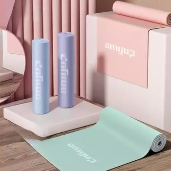 Эластичные ленты для йоги Пилатес Тренажерный зал Противоскользящий эспандер Пояс с сопротивлением Тренировка Спортивная тренировка Натяжной ремень Фитнес Оборудование для спортзала