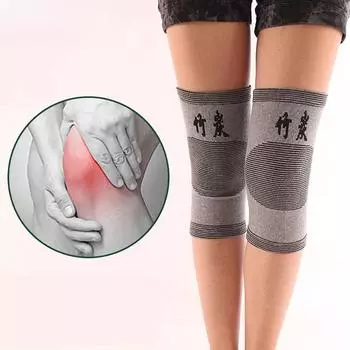Эластичные наколенники протектор поддержка 1 шт осенние и зимние наколенники облегчение профилактика артрита спортивная защита колена S