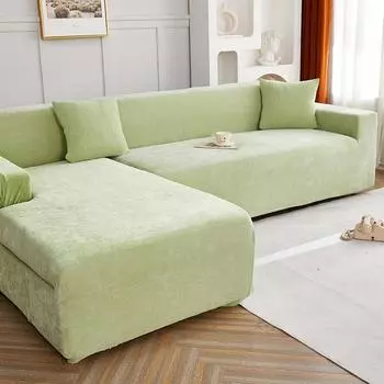 Эластичные наволочки для дивана из синели, эластичный чехол для подушки с защитой от грязи 45*45cm