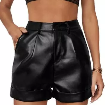 Эластичные повседневные брюки-хипстеры с высоким подгибом и диагональными карманами, большие размеры XL чёрный