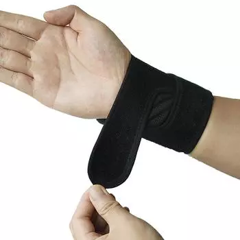 Эластичные ремешки на запястья, 1 пара ремешков на запястья с пружинной опорой, регулируемая защита подставки для запястий для спортивной защиты, ежедневного фитнеса и занятий спортом 1 Pair